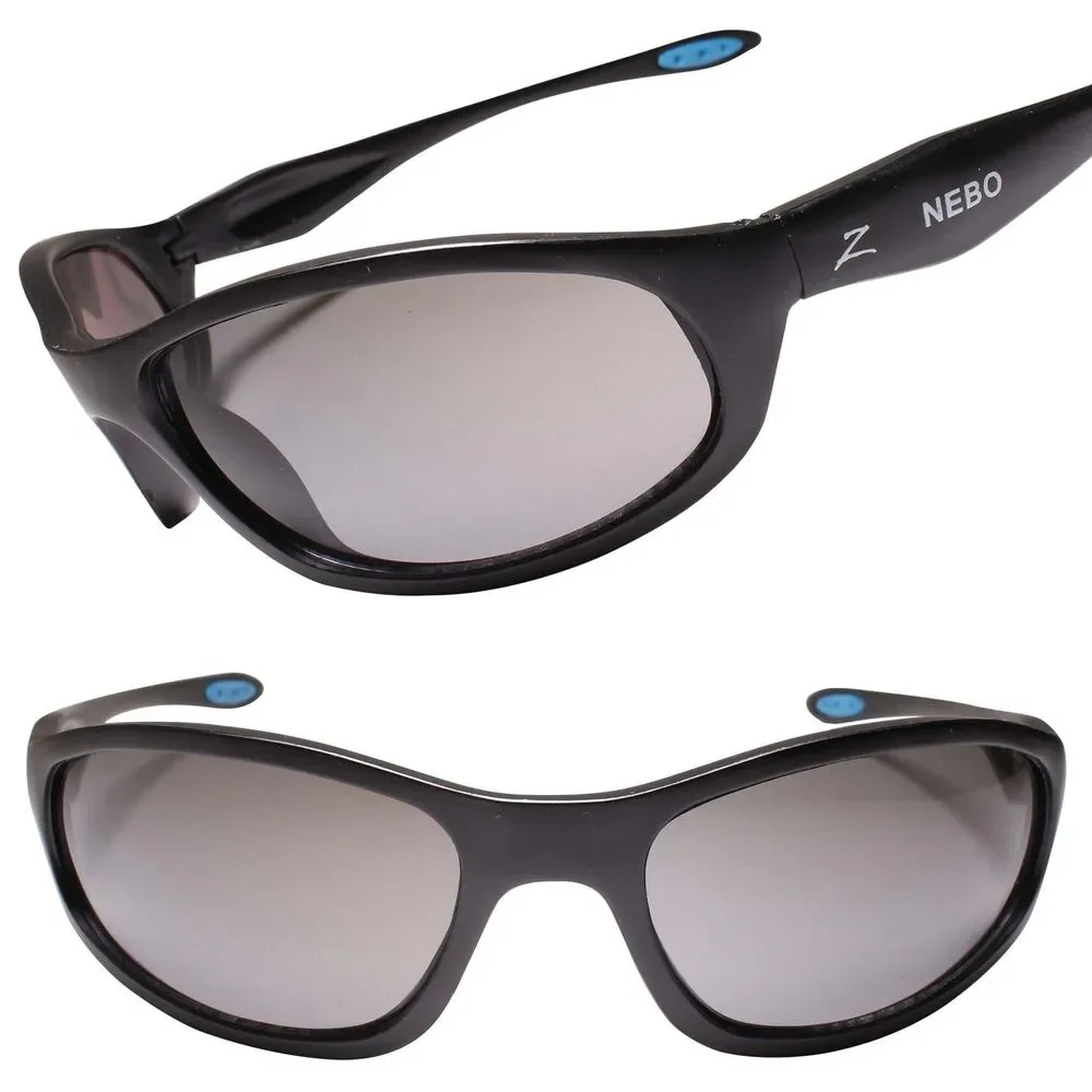 Matte Black Sporty and Stylish Wrap Around Sunglasses for Outdoor Enthusiasts